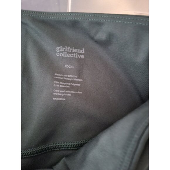 Girlfriend Collective Womens Green Athletic legging Plus size 3XL yoga workout - Picture 2 of 7